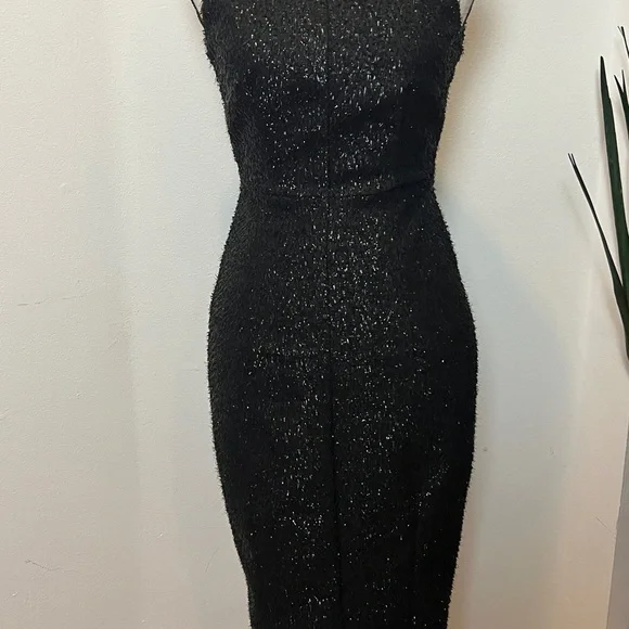 H&M Black cocktail dress, slim fit, size 4 - Picture 3 of 10